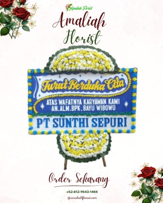 Papan Bunga Duka di Baringin Jaya