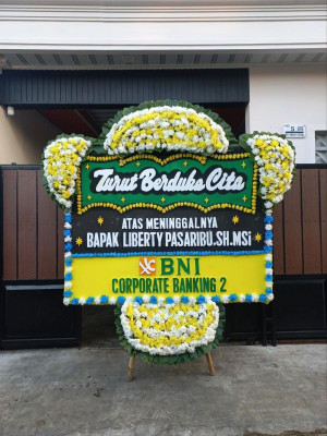 Papan Bunga Duka di Baringin Jaya