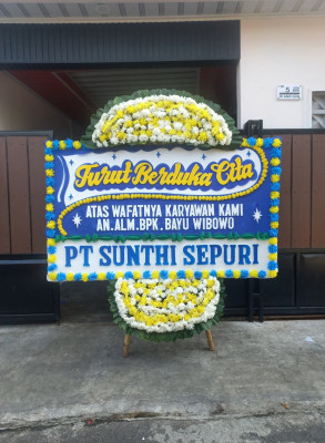 Papan Bunga Duka di Baringin Jaya