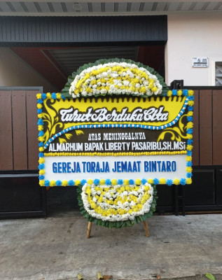 Papan Bunga Duka di Baringin Jaya