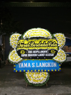 Papan Bunga Duka di Baringin Jaya
