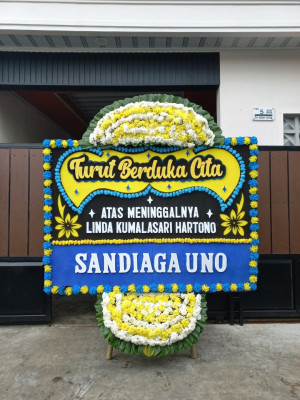 Papan Bunga Duka di Baringin Jaya