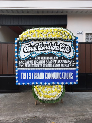 Papan Bunga Duka di Baringin Jaya
